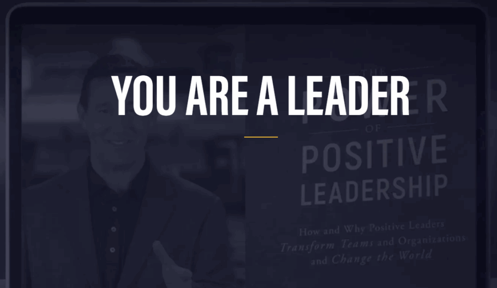 YOU ARE A LEADER BY JON GORDON
